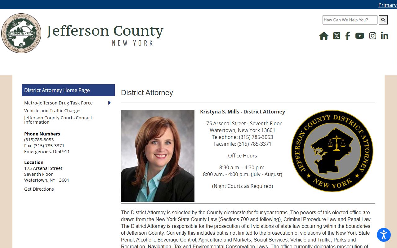 Jefferson County District Attorney court records after arrest source